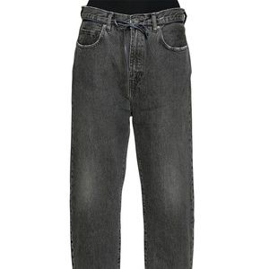 Levi's barrel crop jean black size 28